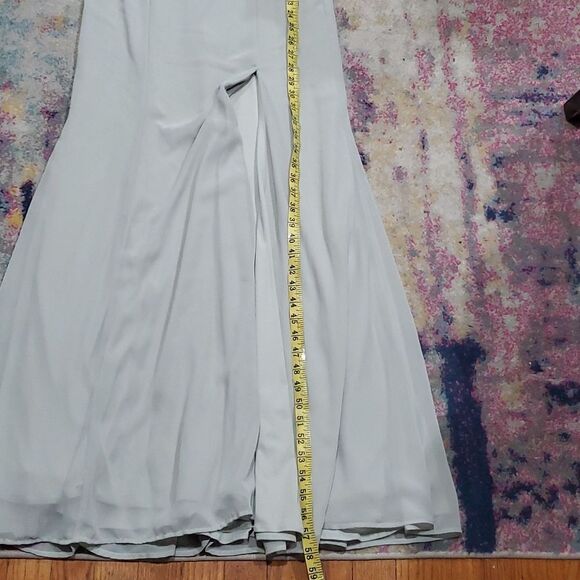 Dear Cleo Ivy Tie Back Dress with Side Slit in Mint Size 4 - Picture 13 of 15